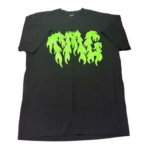 Studio Black and Green Short Sleeve Tee TMG